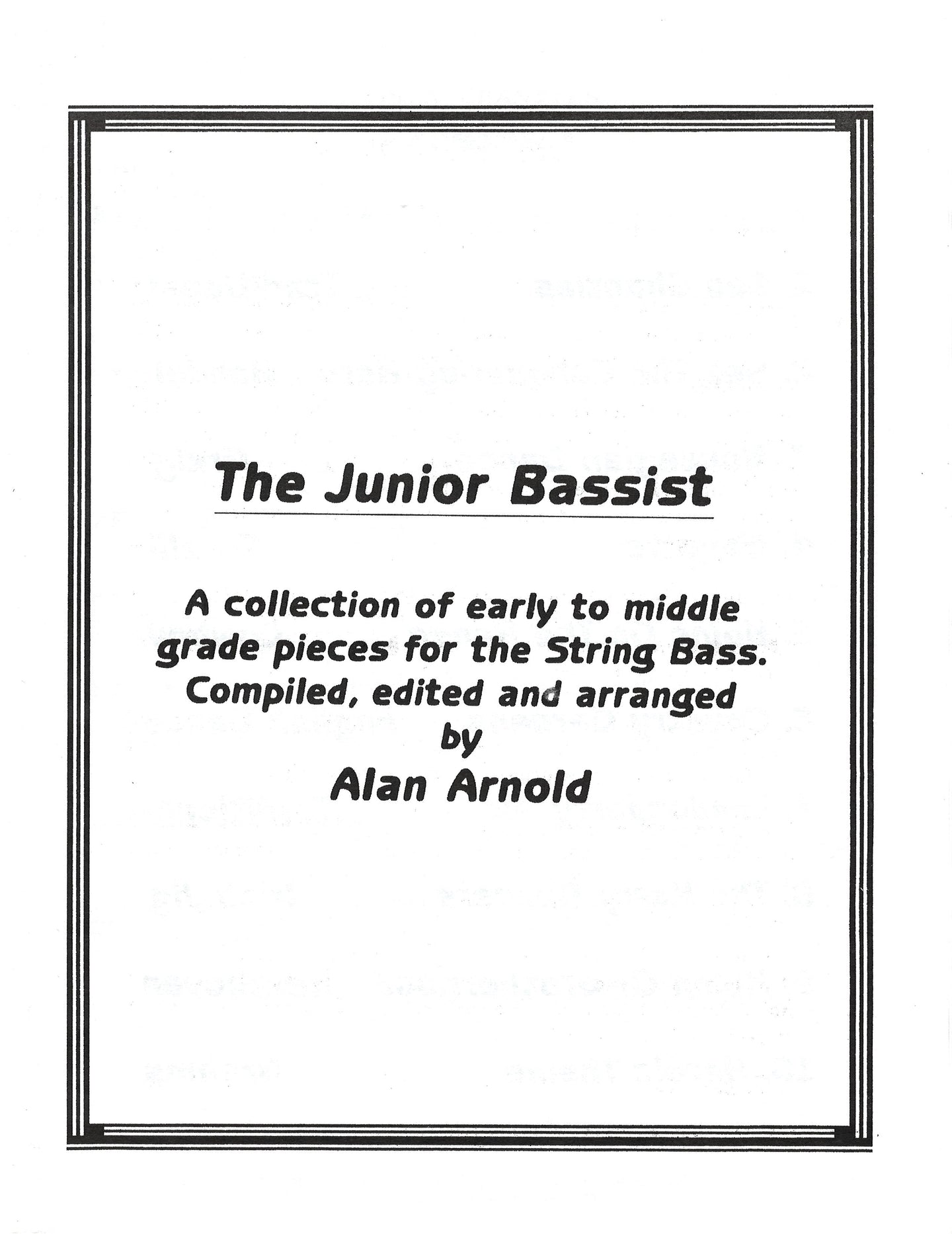 Arnold - The Junior Bassist