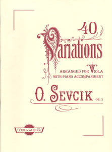 Sevcik - Op.3 Forty Variations