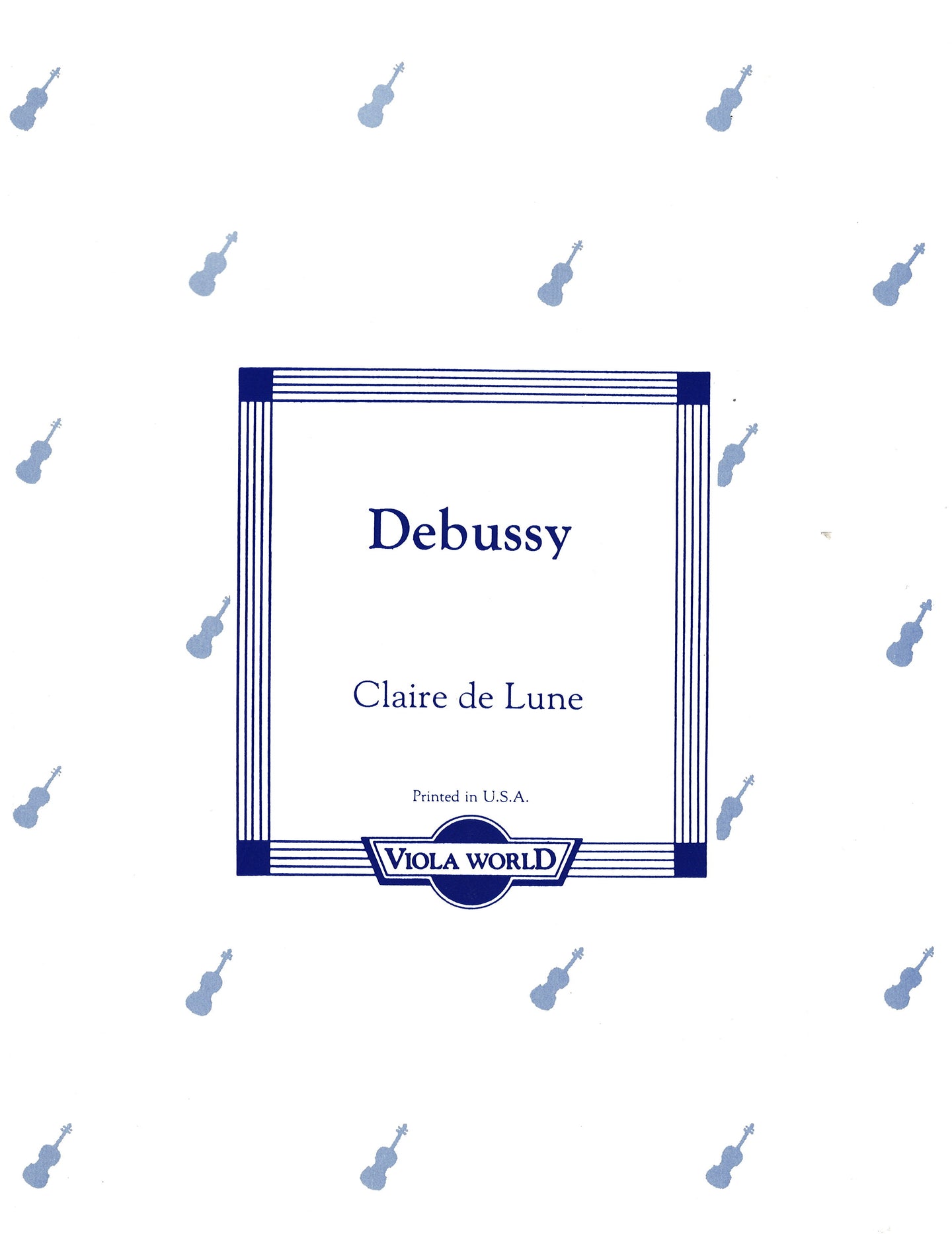 DeBussy - Claire de Lune