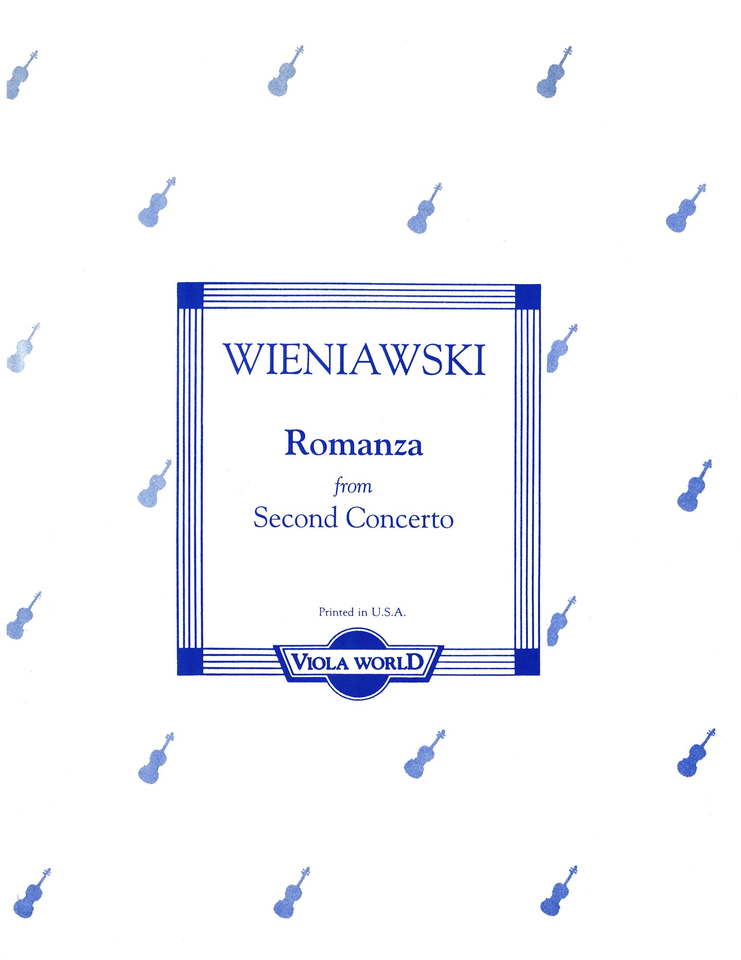 Wieniawski - Romanza from Second Concerto