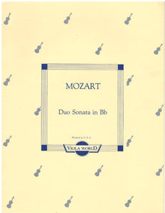 Mozart - Duo Sonata in B Flat