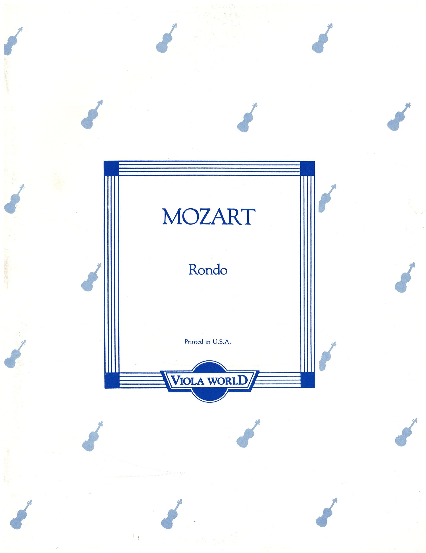 Mozart - Rondo K.250