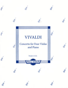 Vivaldi - Concerto for Four Violas & Piano