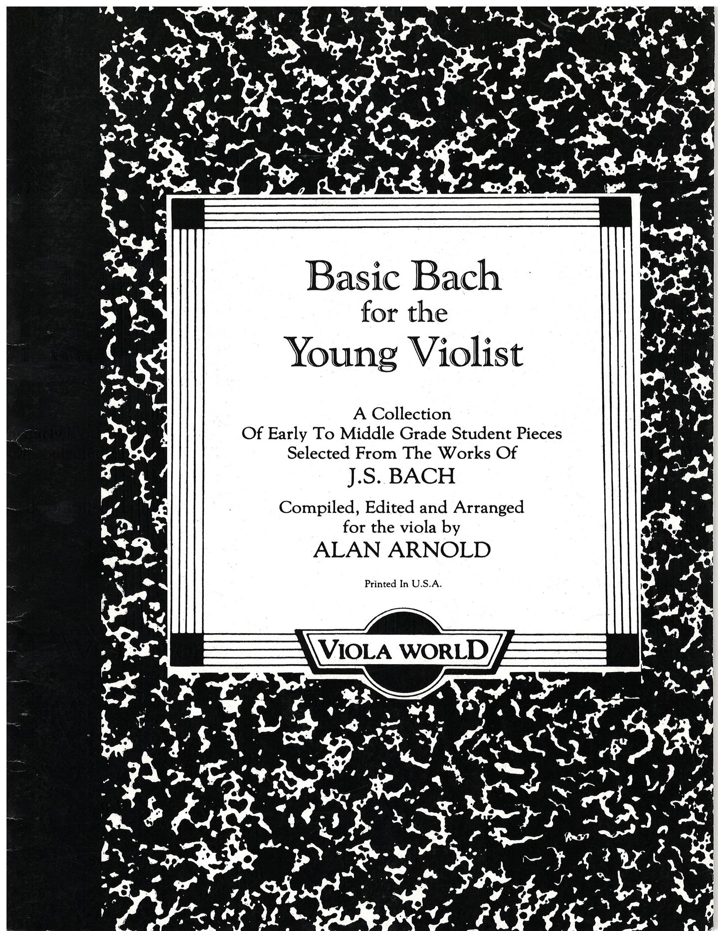 Arnold - Basic Bach for the Young Violist (Student Pieces)