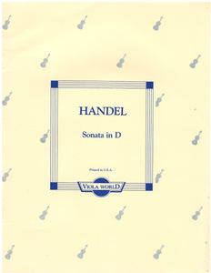 Handel - Sonata in D