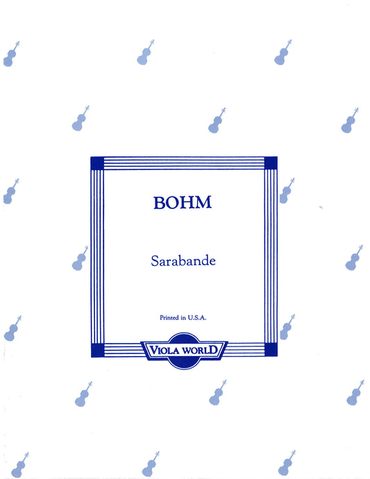 Bohm - Sarabande